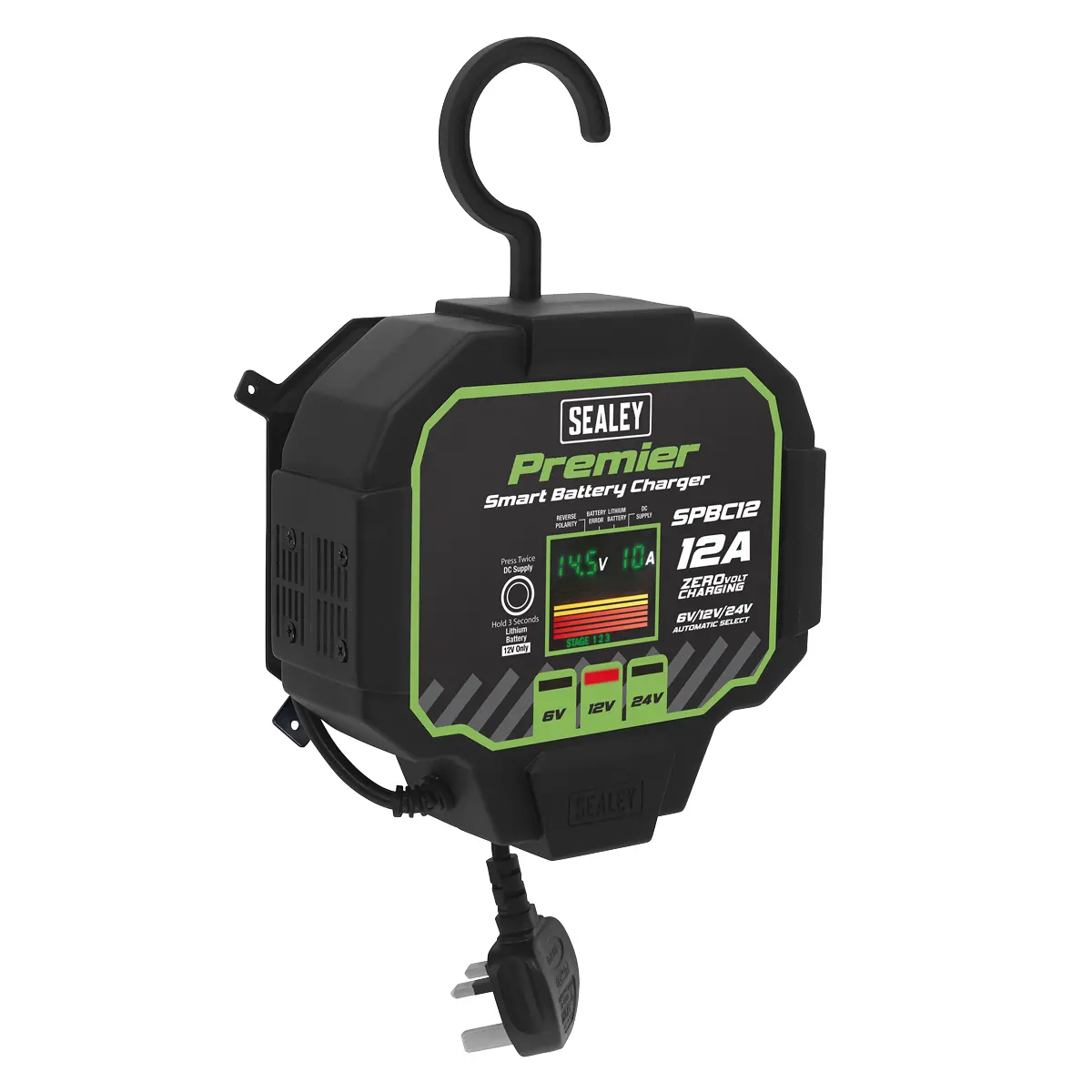 Premier Fully Automatic Battery Charger & Maintainer 12A Spbc12 1