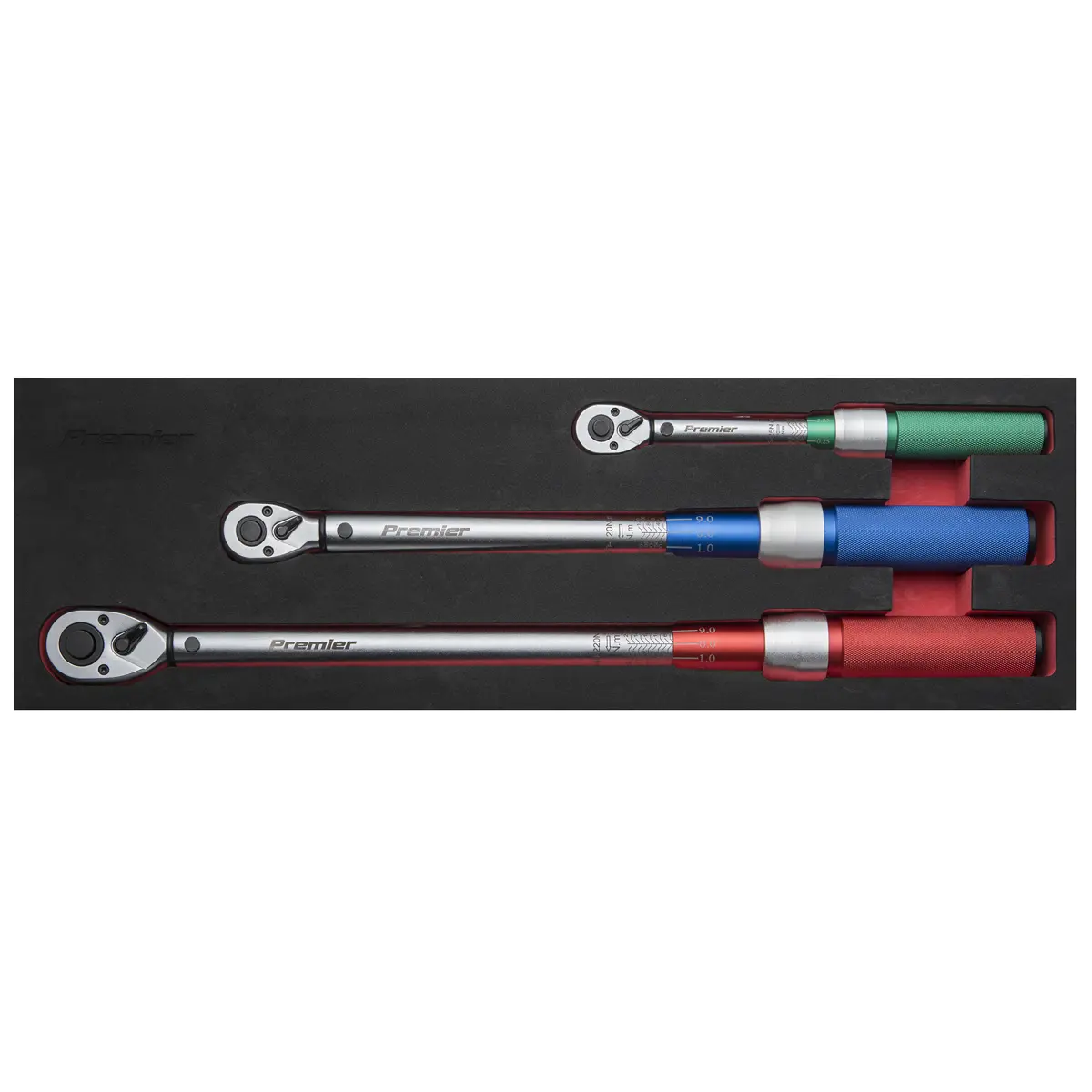 Premier Calibrated Micrometer Torque Wrench Set 3Pc Stw900set 1