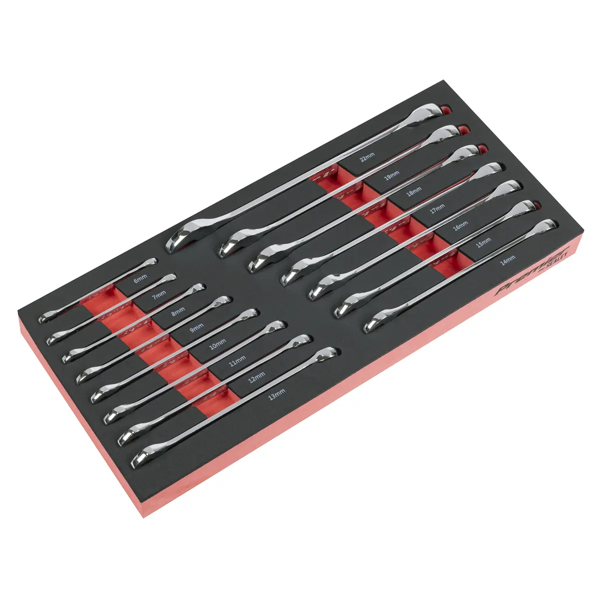 Premier Combination Spanner Set With Tool Tray 15Pc Tbt48 1