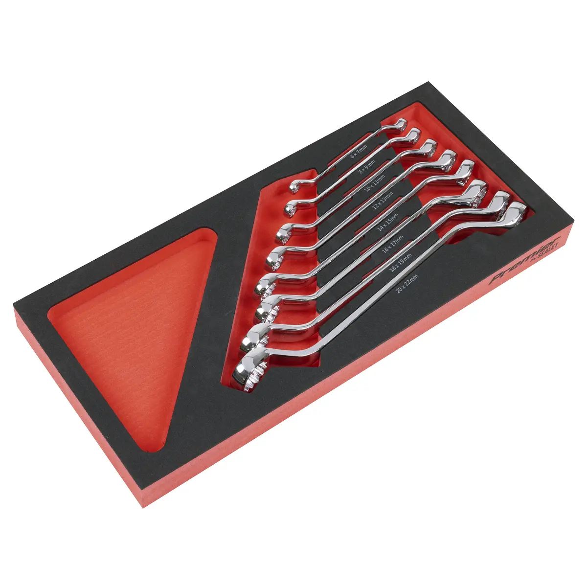 Premier Deep Offset Spanner Set With Tool Tray 8Pc Tbt51 1
