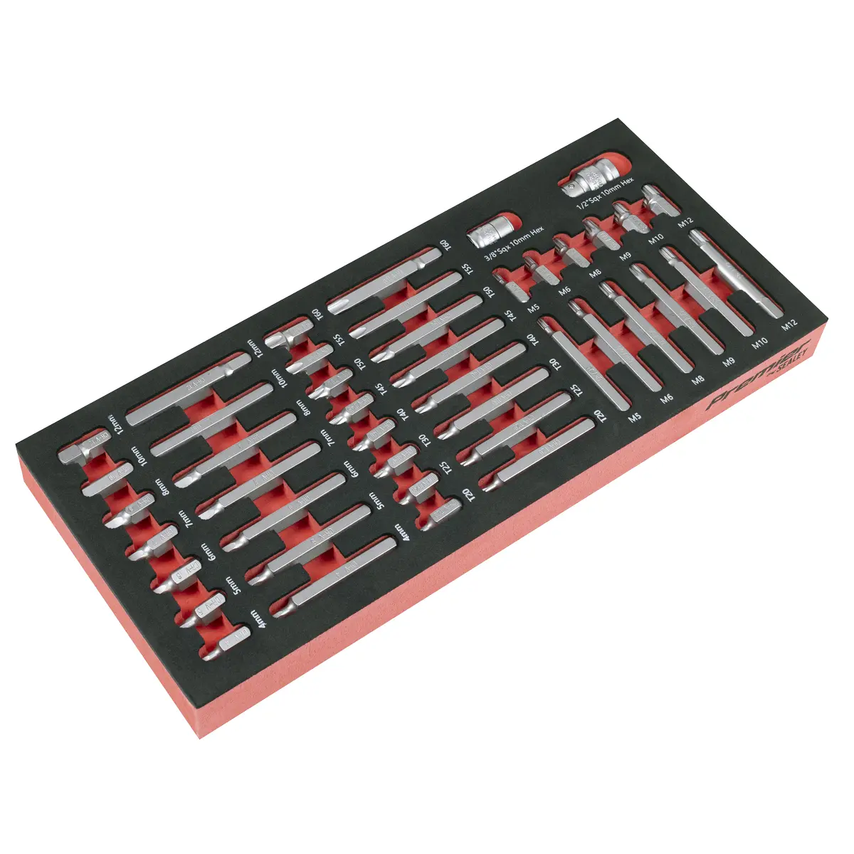 Premier Trx-Star*, Hex & Spline Bit Set With Tool Tray 44Pc Tbt60 1