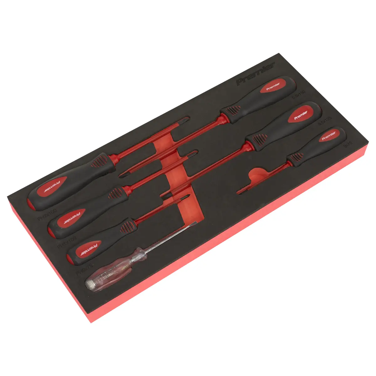 Premier Insulated Screwdriver Set 7Pc - Vde Approved Tbte04 1