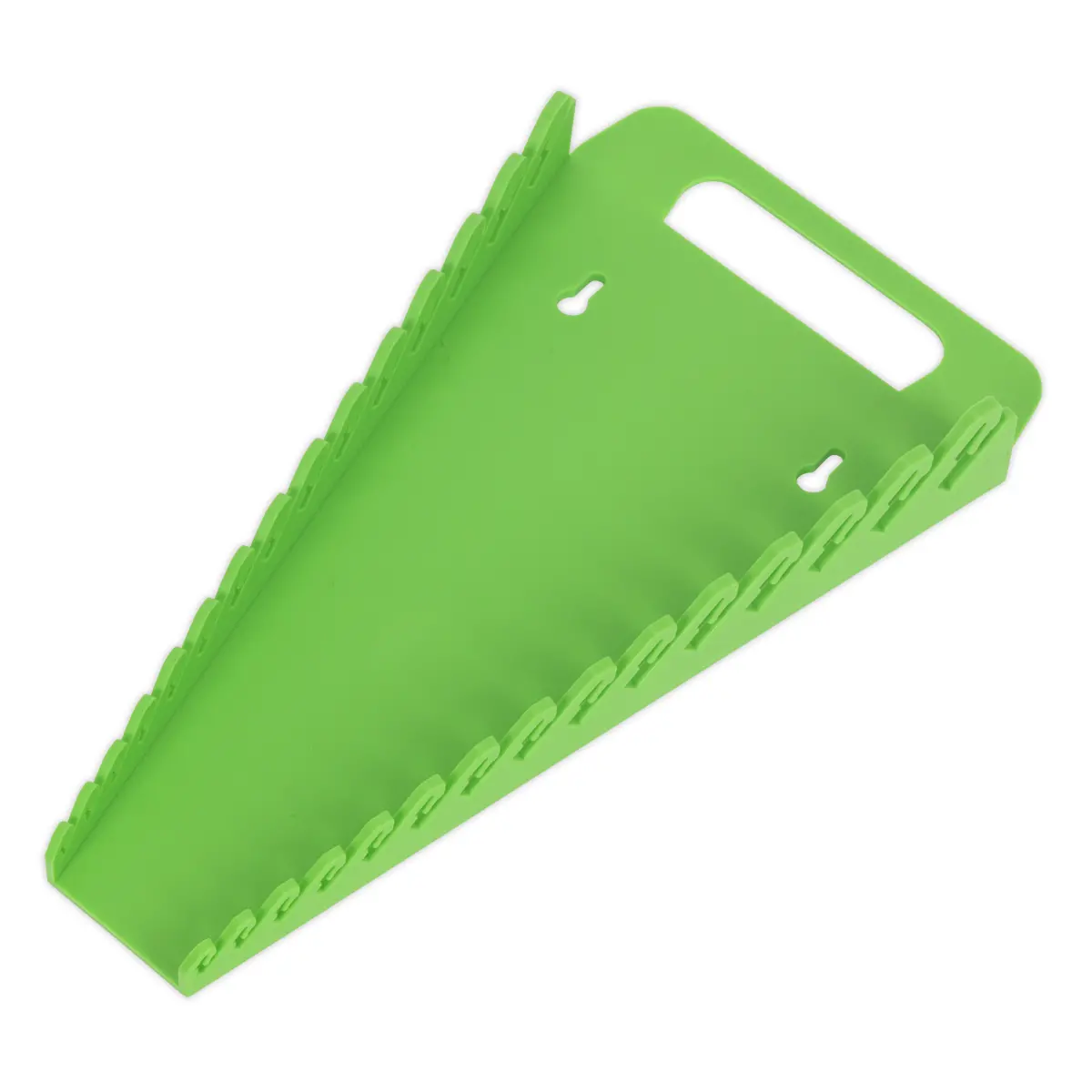 Premier Spanner Rack Capacity 15 Spanners - Hi-Vis Green Wr08hv 1