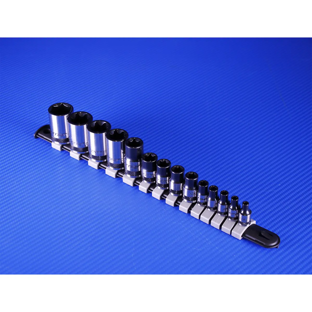 Premier Black Trx-Star* Socket Set 1/4", 3/8" & 1/2"Sq Drive E4-E24 14Pc Ak618b 2