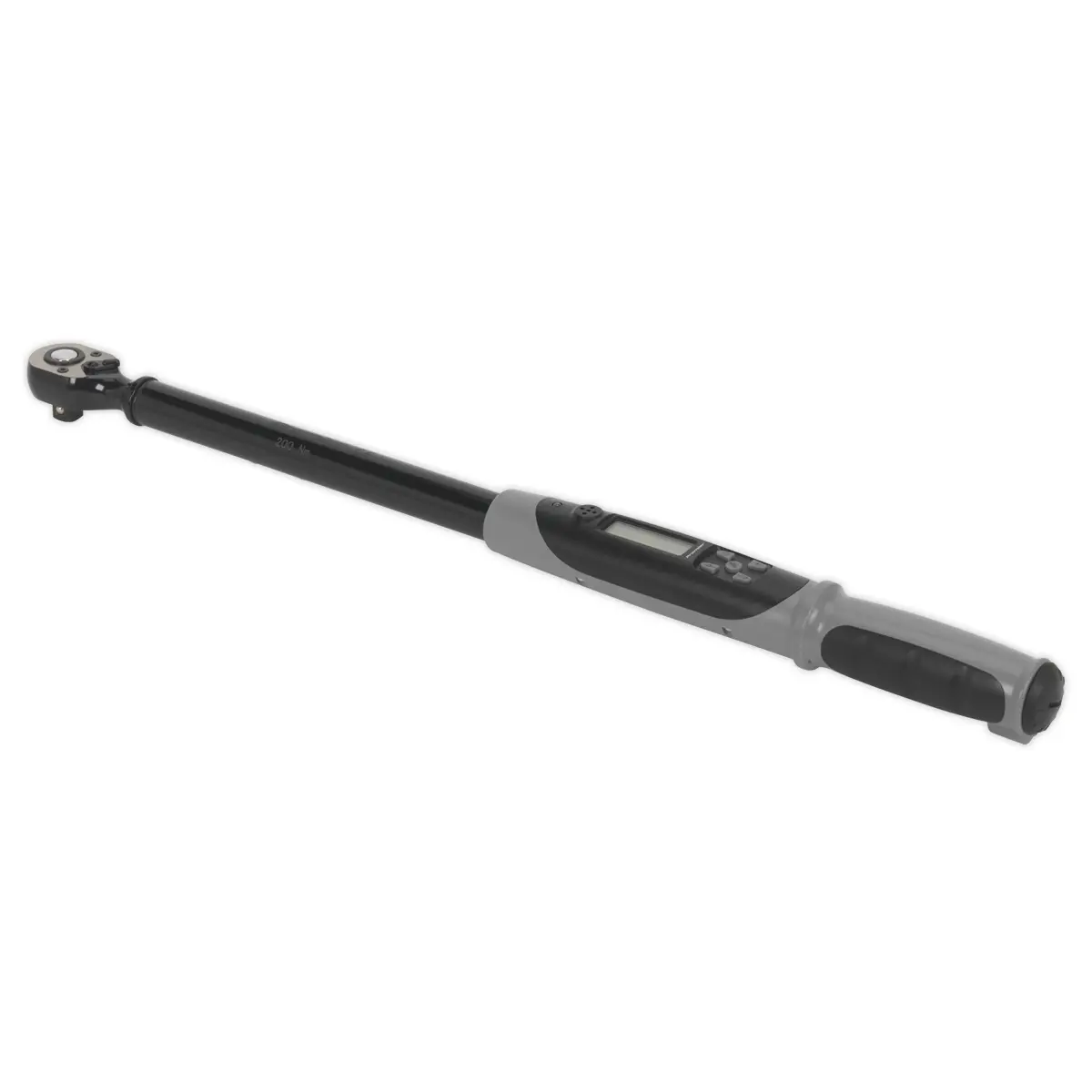 Premier Black Digital Torque Wrench With Angle Function 1/2"Sq Drive 20-200Nm Stw306b 1