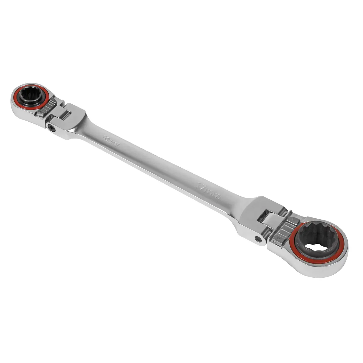 Premier Platinum 4-In-1 Flexi-Head Reversible Ratchet Ring Spanner Ak63947 1