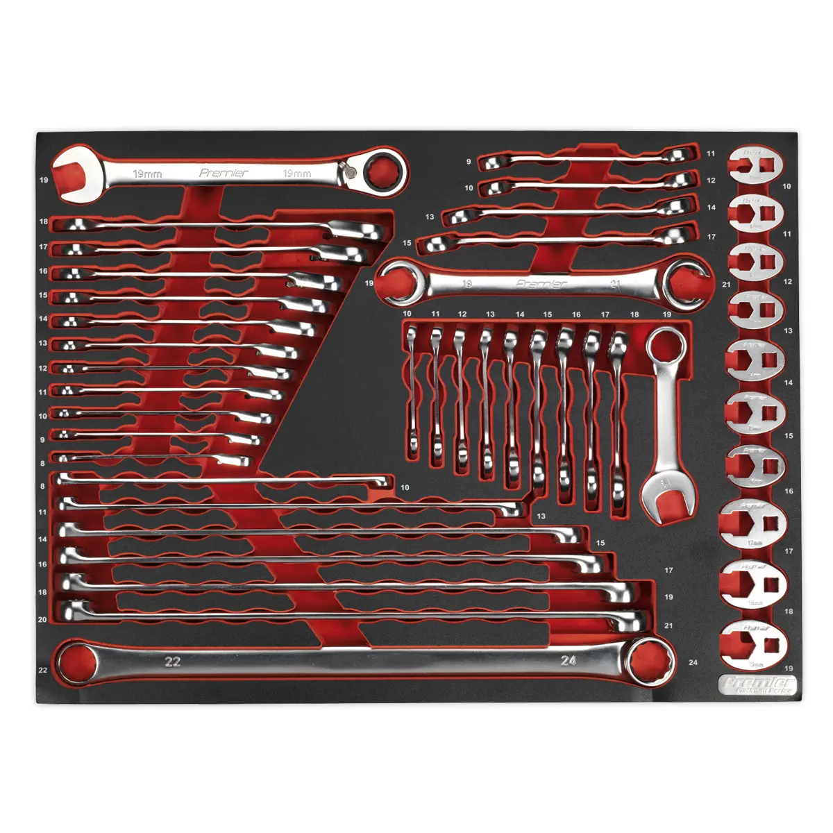 Premier Platinum Specialised Spanner Set With Tool Tray 44Pc Tbtp11 2