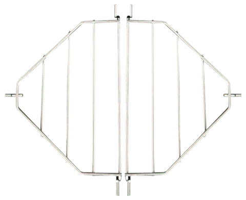 Primo Oval Junior Heat Deflector Rack/Drip Pan Rack (2 Pcs.) 1