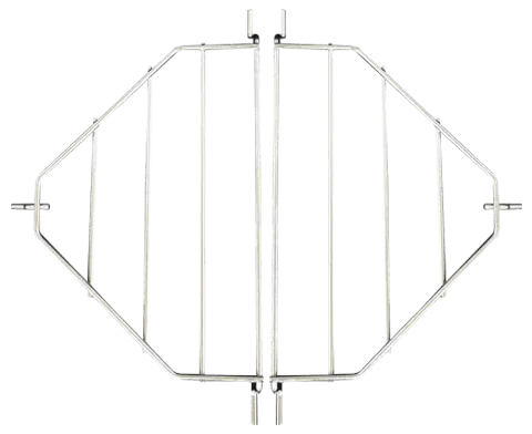 Primo Oval Xxl Heat Deflector Rack / Drip Pan Rack | 2 Pcs. 1