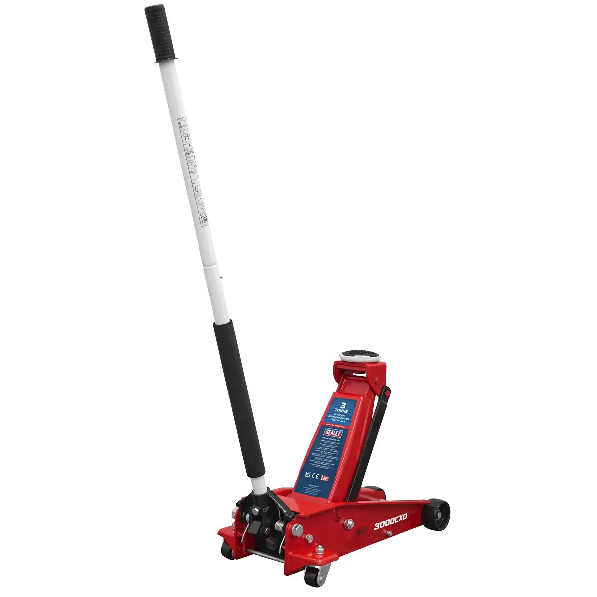 Sealey Quick Lift Standard Chassis Trolley Jack 3 Tonne 3000Cxd 1