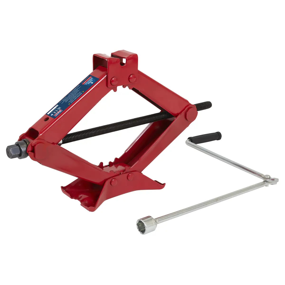 Sealey Heavy-Duty Scissor Jack 1 Tonne 57M 1