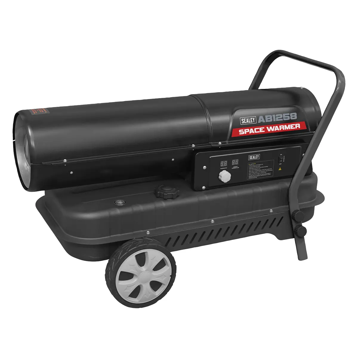 Sealey Space Warmer® Kerosene/Diesel Heater With Wheels 135,000Btu/Hr Ab1258 1
