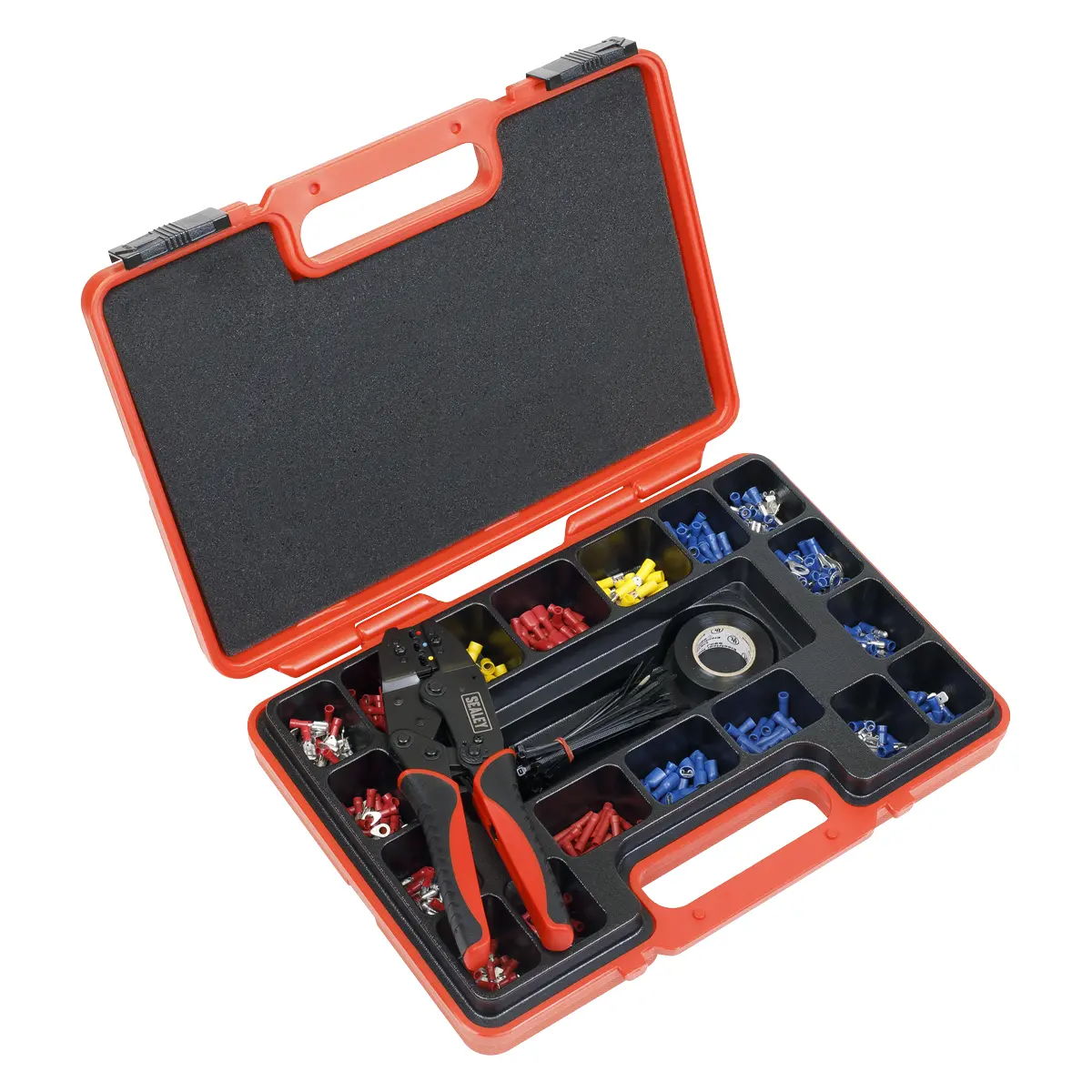 Sealey Ratchet Crimping Tool Kit 552Pc Ak386 1