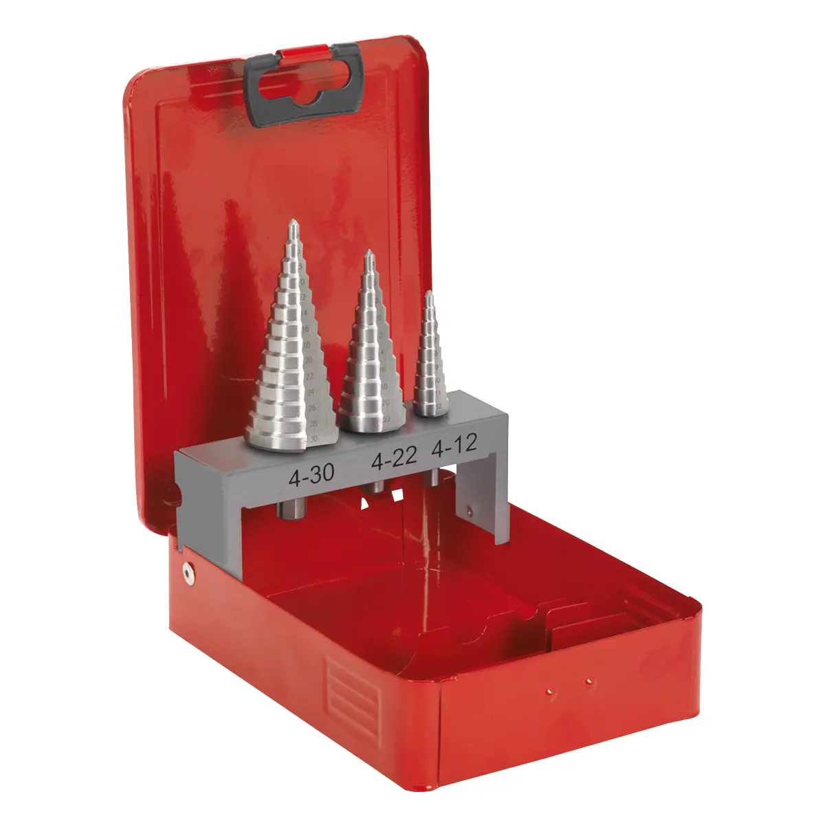 Sealey Double Flute Hss M2 Step Drill Bit Set 3Pc Ak4733 1