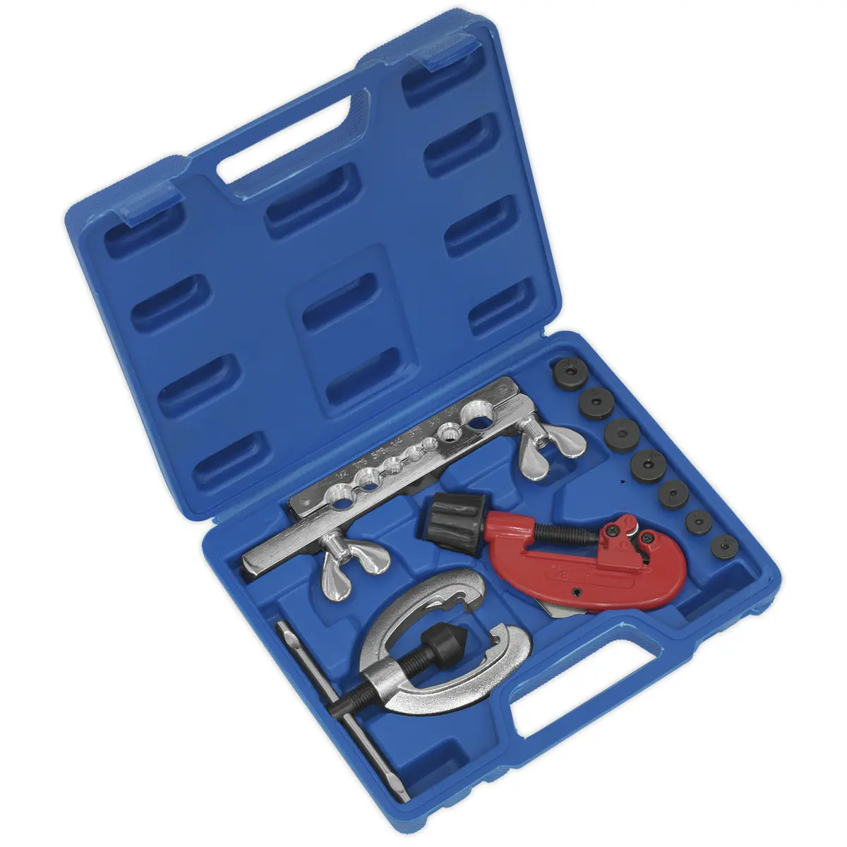 Sealey Premier Pipe Flaring & Cutting Kit 10Pc Ak506 1