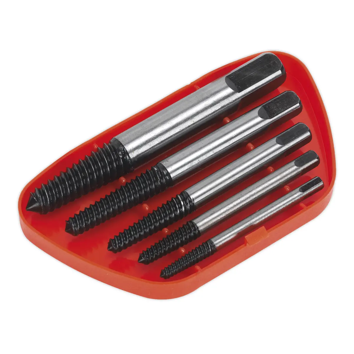 Sealey Helix Type Screw Extractor Set 5Pc Ak722 2