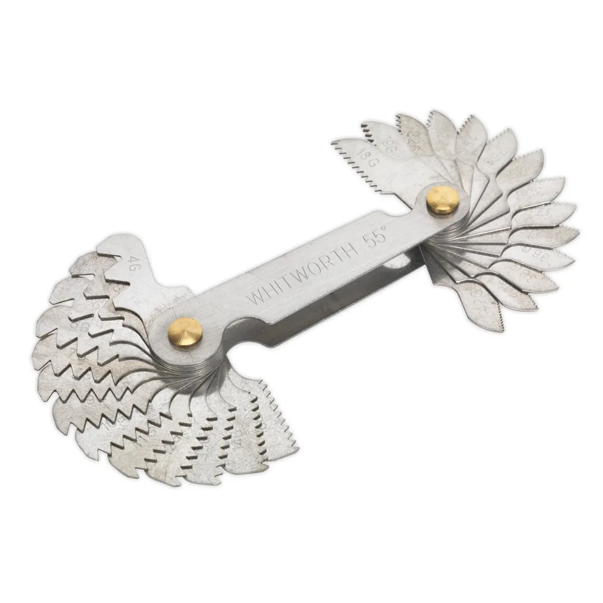 Sealey Screw Pitch Gauge Set Unc-Unf 30Pc Ak72spg 1