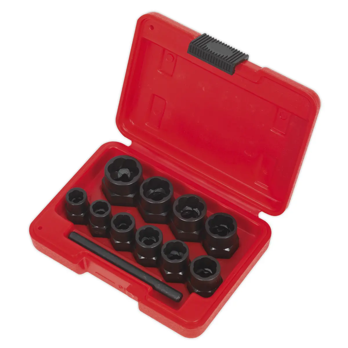 Sealey Spanner Type Bolt Extractor Set 3/8"Sq Drive 11Pc Ak8184 2