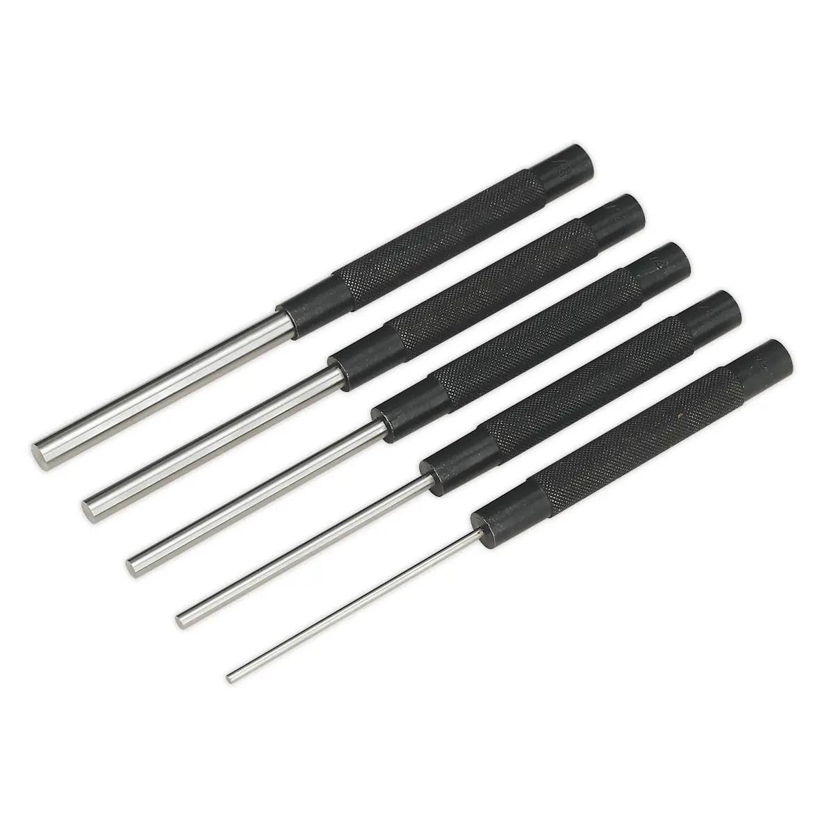 Sealey Imperial Parallel Long Pattern Pin Punch Set 5Pc Ak9124 1