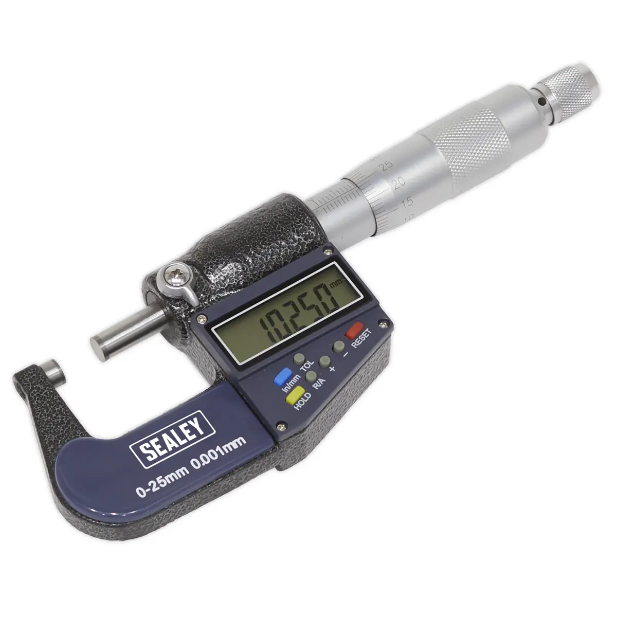 Sealey Digital External Micrometer 0-25Mm(0-1") Ak9635d 1