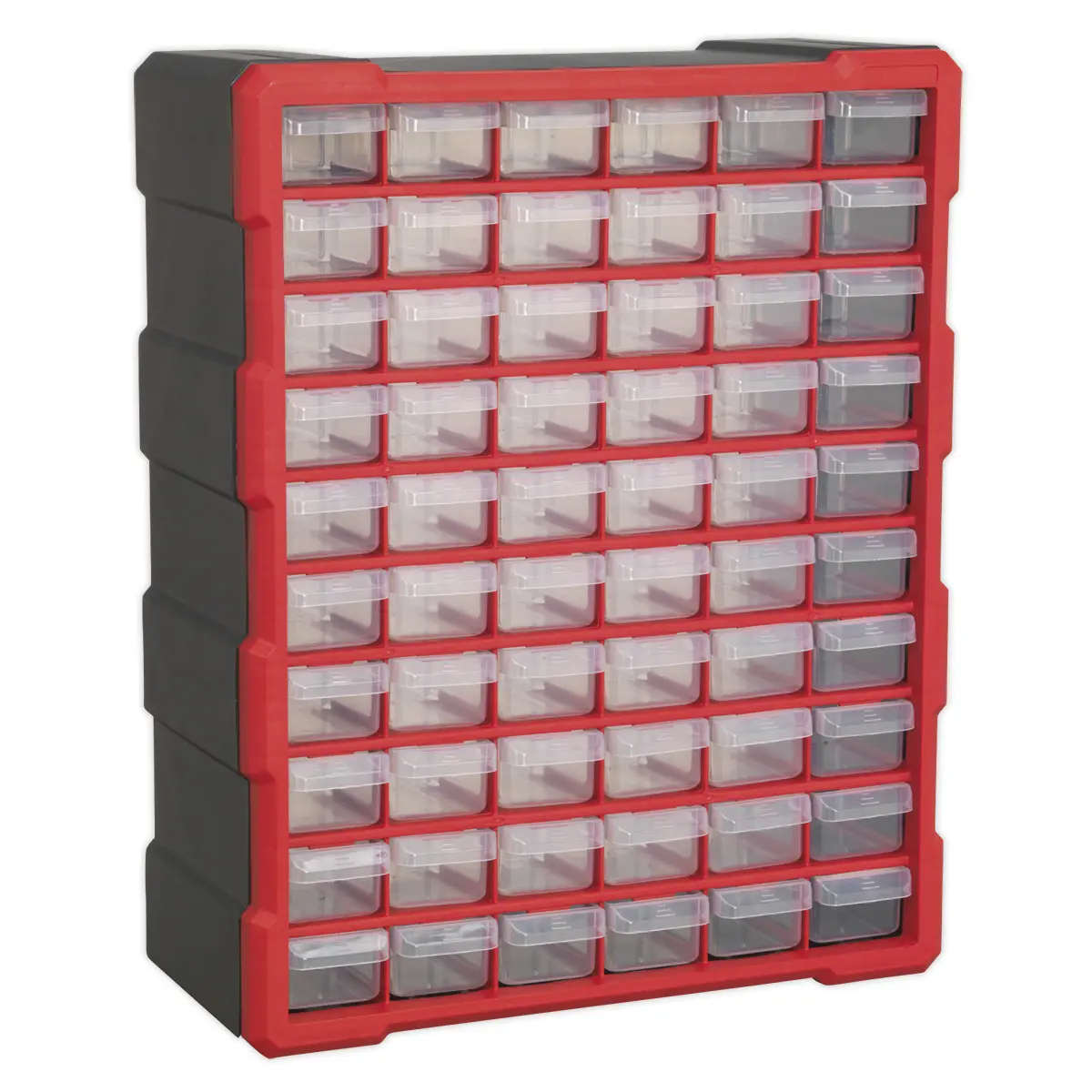 Sealey Cabinet Box 60 Drawer - Red/Black Apdc60r 1