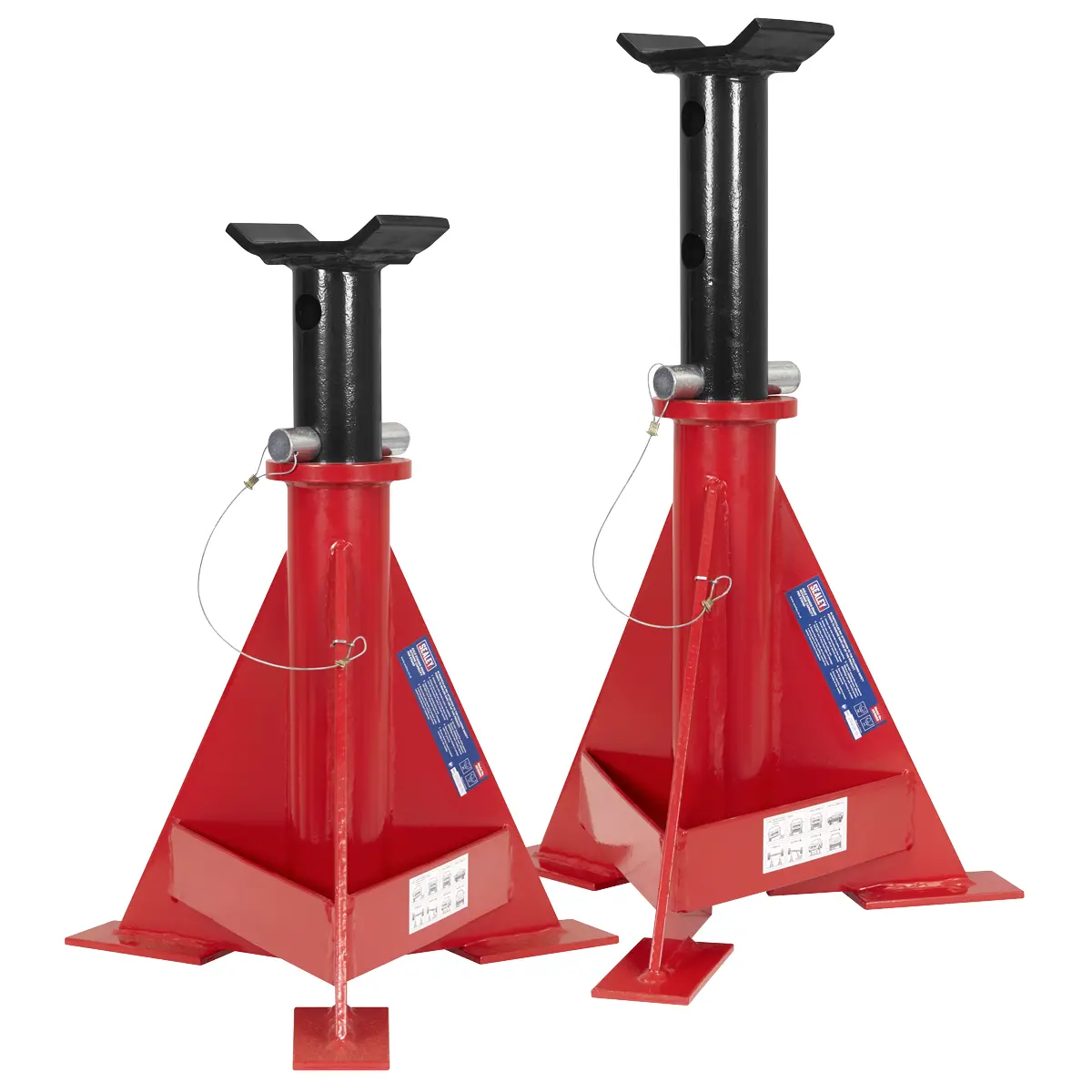 Sealey Axle Stands (Pair) 15 Tonne Capacity Per Stand As15000 1