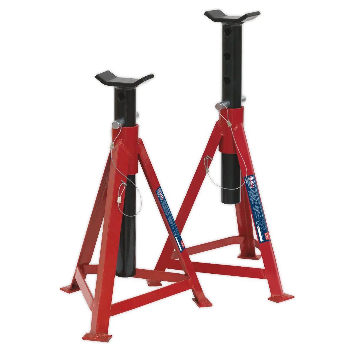 Sealey Premier Axle Stands (Pair) 2.5 Tonne Capacity Per Stand Medium Height As3000 1