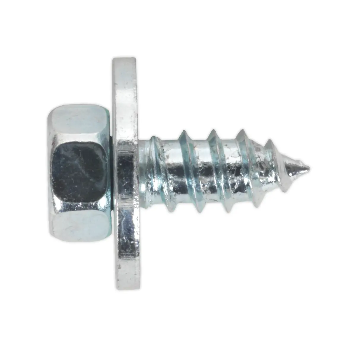 Sealey Zinc Plated Acme Screw With Captive Washer M12 X 1/2" - Pack Of 50 Asw121 1