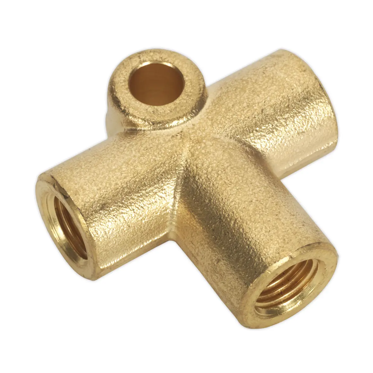Sealey 3-Way Brake Tube Connector 3/8"Unf X 24Tpi Bc38243way 1