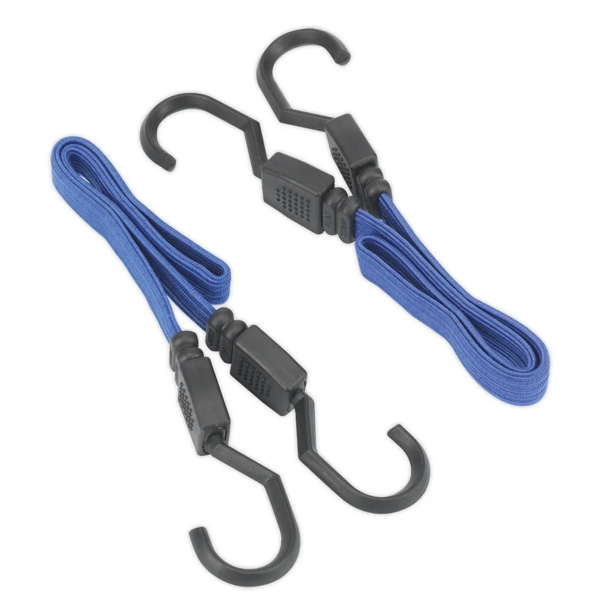 Sealey Flat Bungee Cord Set 460Mm 2Pc Bcs15 1