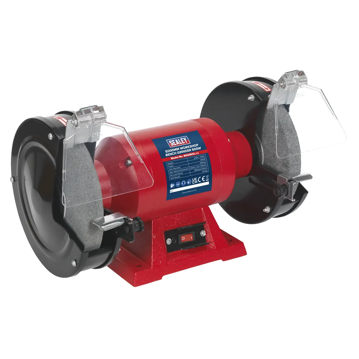 Sealey 200Mm Bench Grinder 600W/230V Bg200xl 1