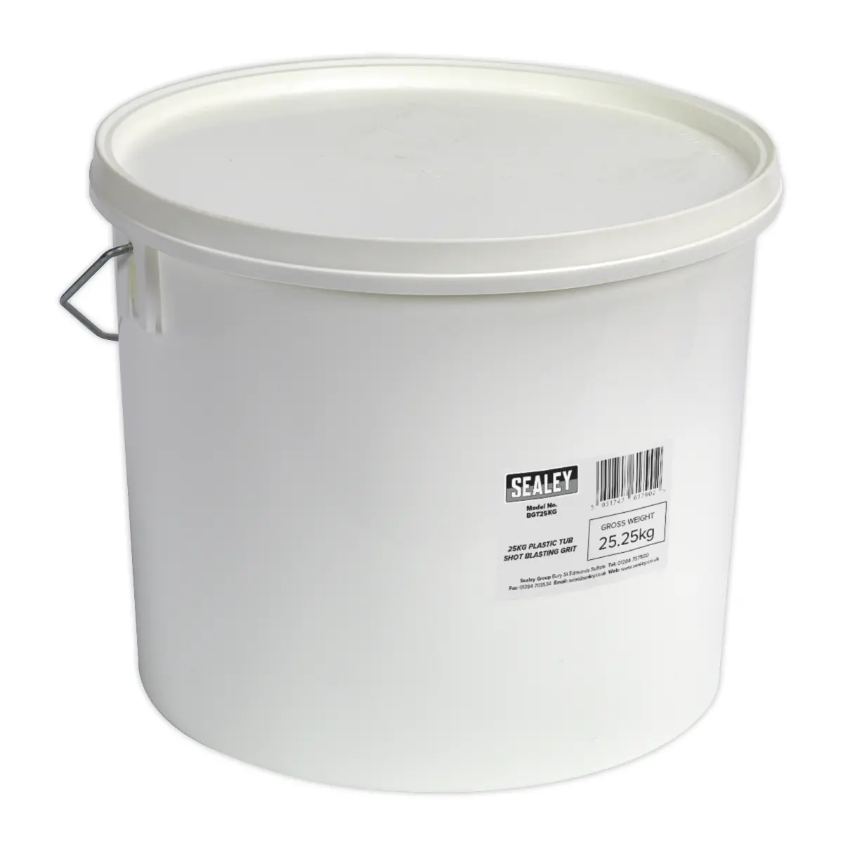 Sealey Shot Blasting Grit Tub 25Kg Bgt25kg 1