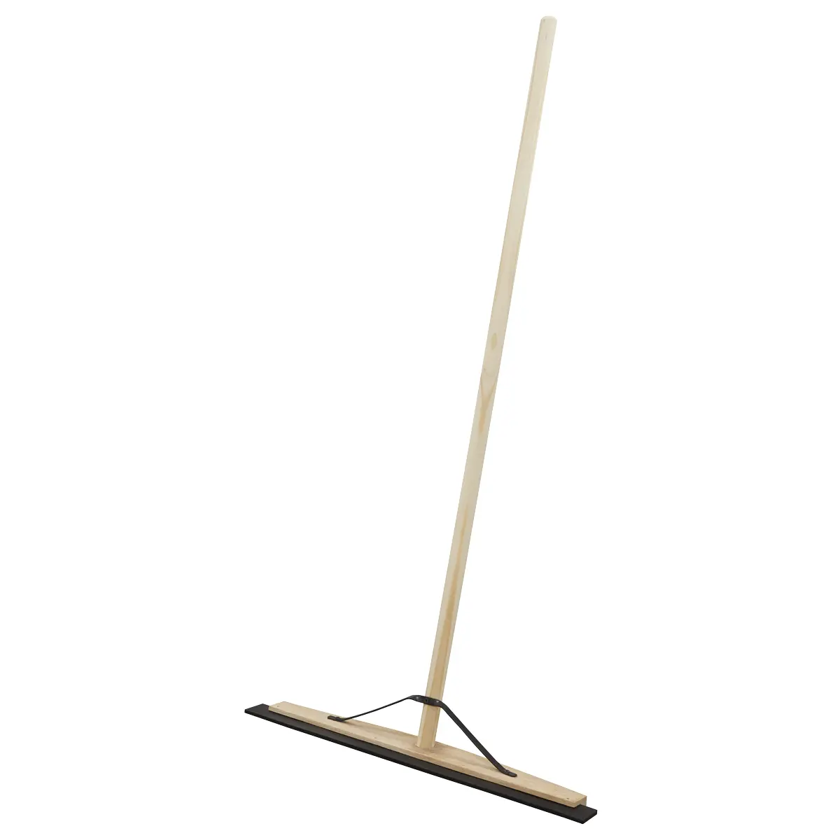 Sealey Rubber Floor Squeegee With Wooden Handle 24"(600Mm) Bm24rs 1