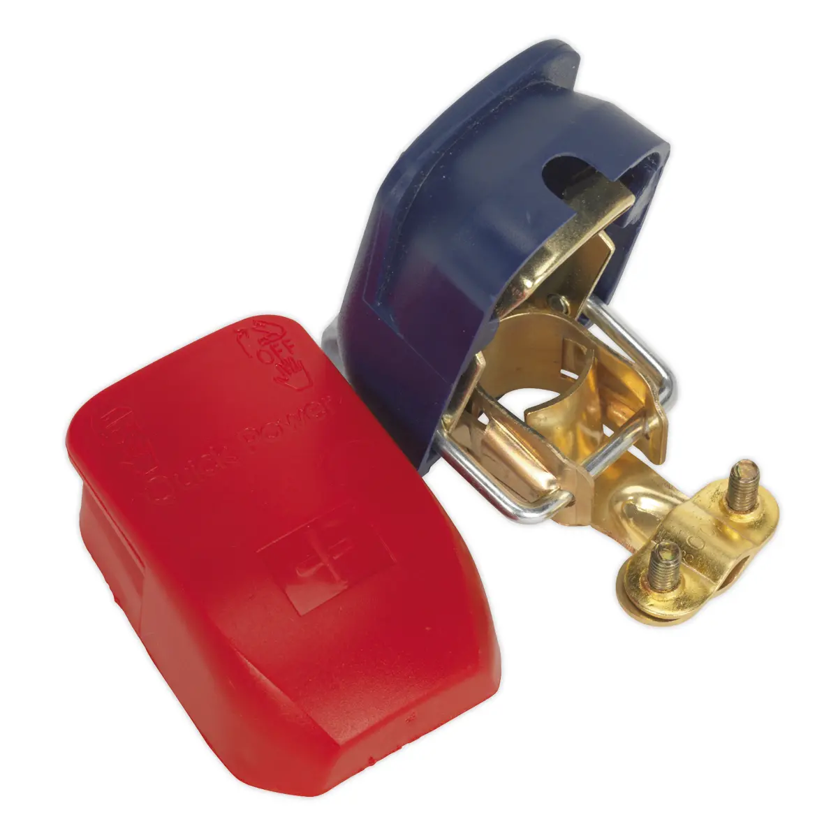 Sealey Quick Release Positive-Negative Battery Clamps - Pair Btqk12 1