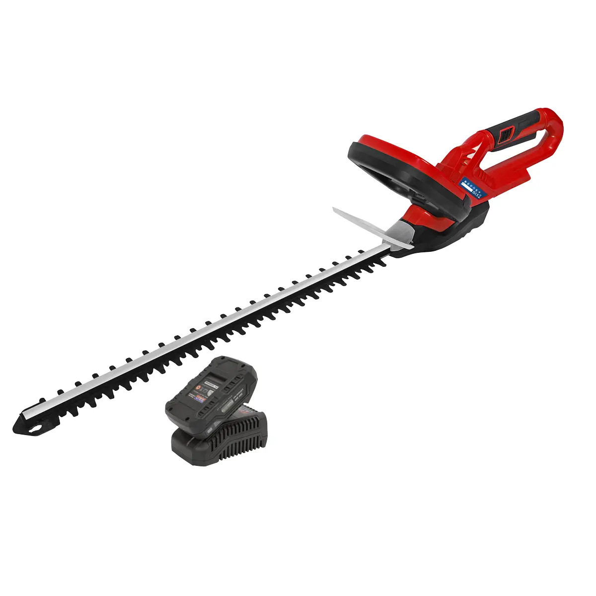 Sealey Sv20 Series 52Cm Cordless Hedge Trimmer 20V 2Ah With Battery & Charger Cht20vcombo2 1