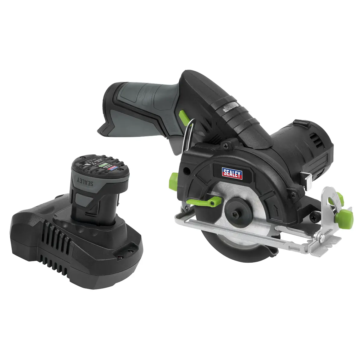 Sealey Sv10.8 Series 85Mm Cordless Circular Saw Kit 10.8V 2Ah Cp108vcs 1