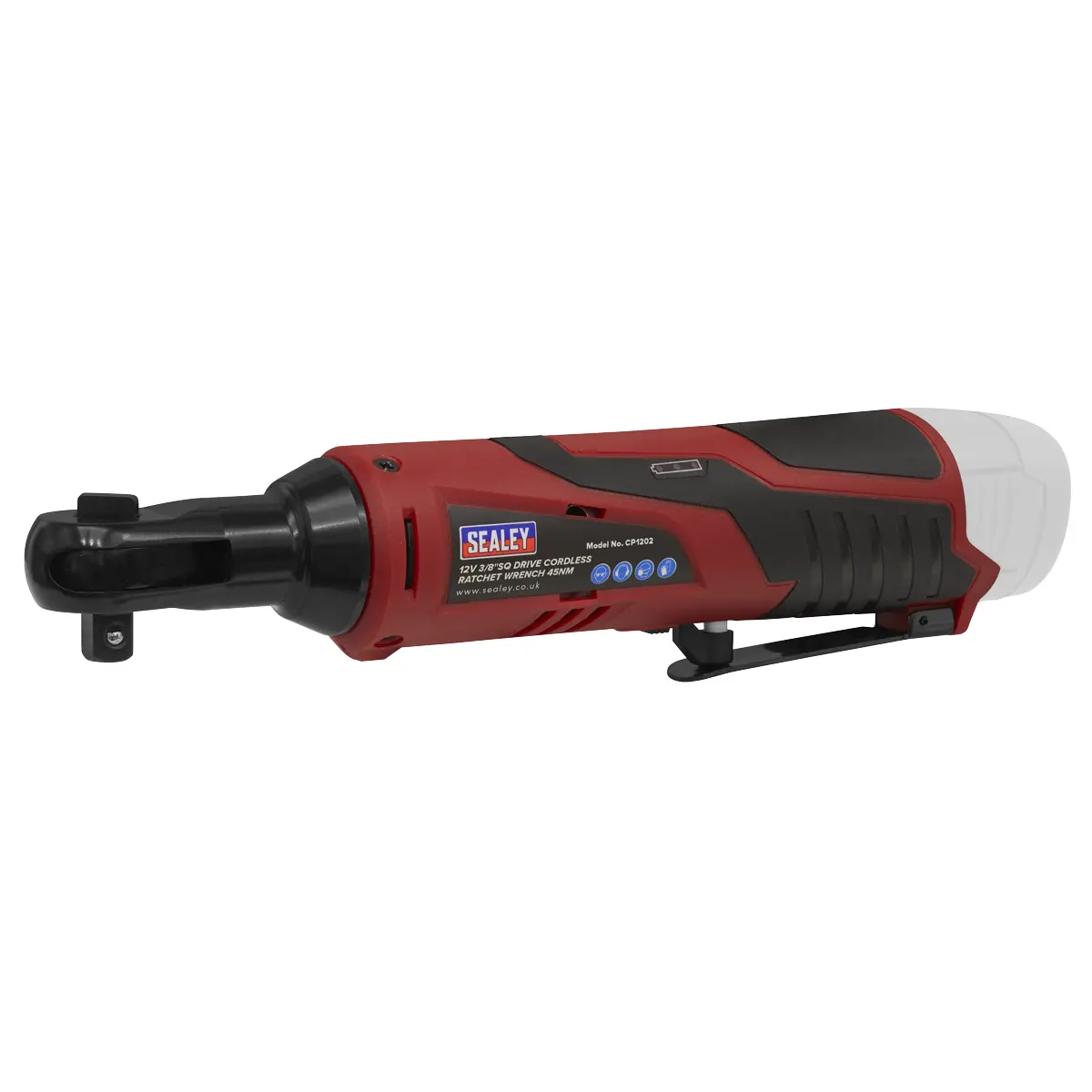 Sealey Sv12 Series 3/8"Sq Drive Cordless Ratchet Wrench 12V - Body Only Cp1202 1