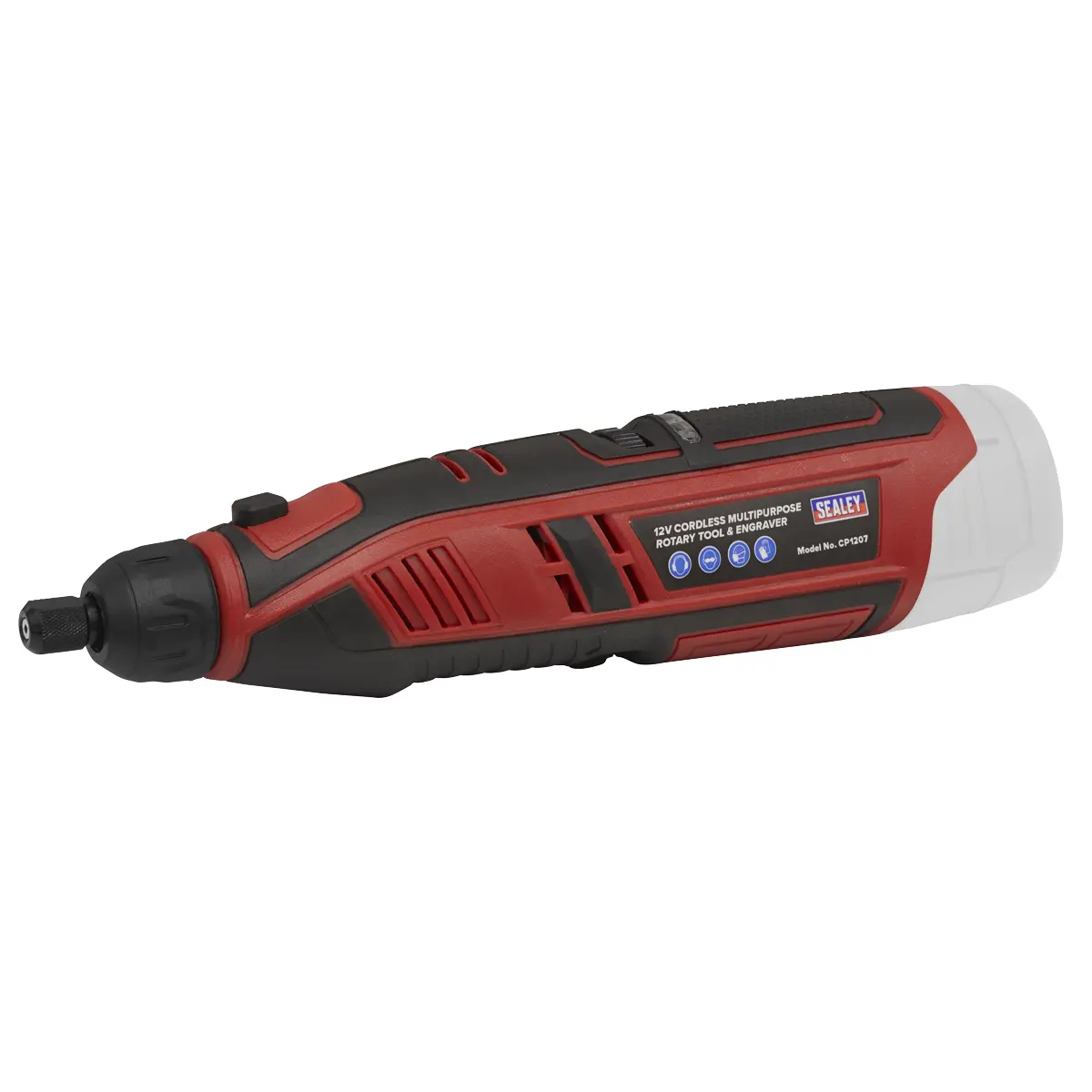 Sealey Sv12 Series Cordless Multipurpose Rotary Tool & Engraver Kit 12V 49Pc - Body Only Cp1207 1