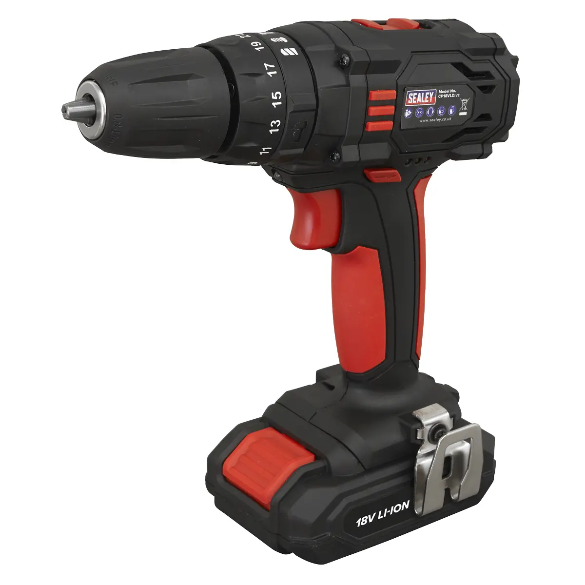 Sealey 10Mm Cordless Combi Drill 18V Cp18vld 1