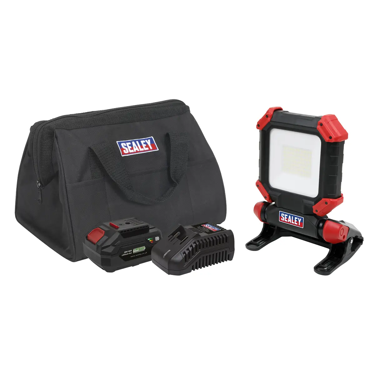 Sealey Sv20 Series 15W Cordless Smd Led Worklight Kit 20V 4Ah Cp20vclkit1 1