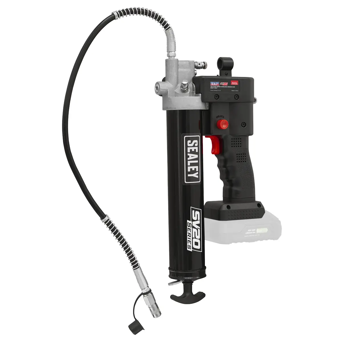Sealey Sv20 Series Cordless Grease Gun 20V - Body Only Cp20vgrg 1