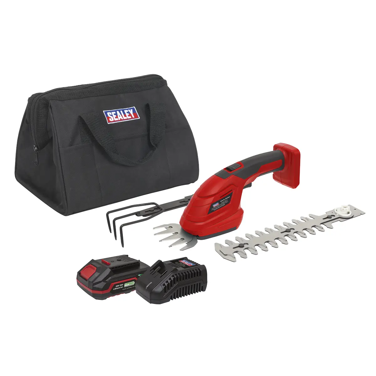Sealey Sv20 Series 3-In-1 Cordless Garden Tool Kit 20V 2Ah Cp20vgt3kit1 1