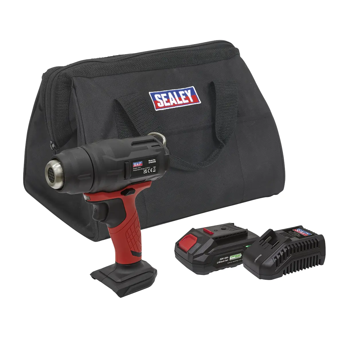 Sealey Sv20 Series Cordless Heat Gun Kit 20V 2Ah Cp20vhgkit 1