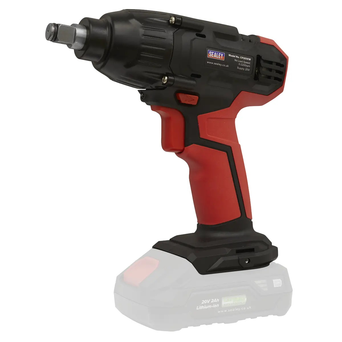 Sealey Sv20 Series 1/2"Sq Drive Impact Wrench 20V - Body Only Cp20viw 1