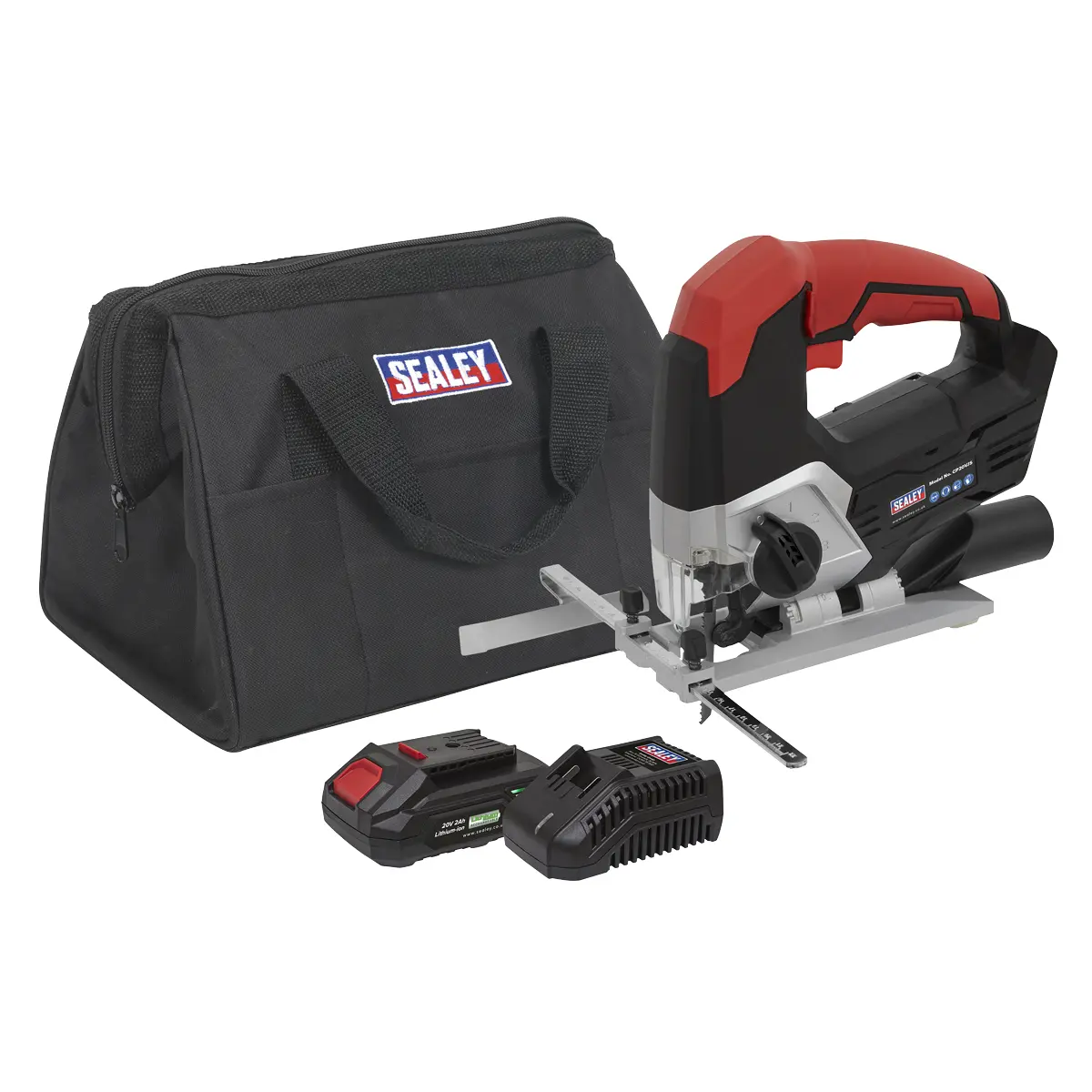 Sealey Sv20 Series Cordless Jigsaw Kit 20V 2Ah Cp20vjskit1 1