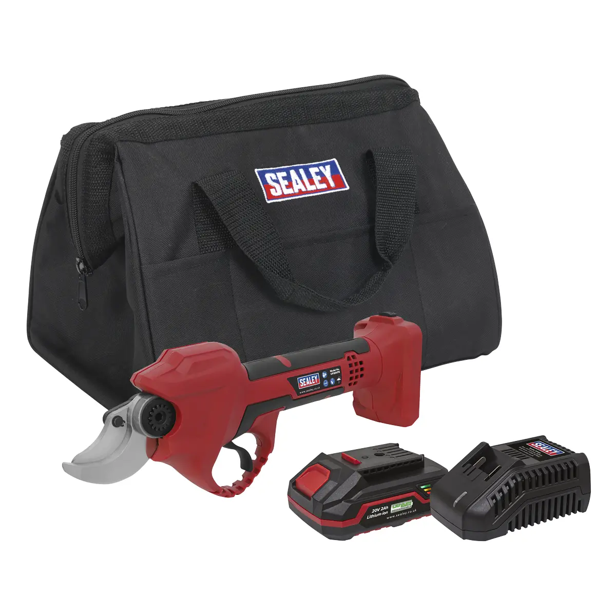 Sealey Sv20 Series Brushless Cordless Pruning Shears Kit 20V 2Ah Cp20vpskit1 1