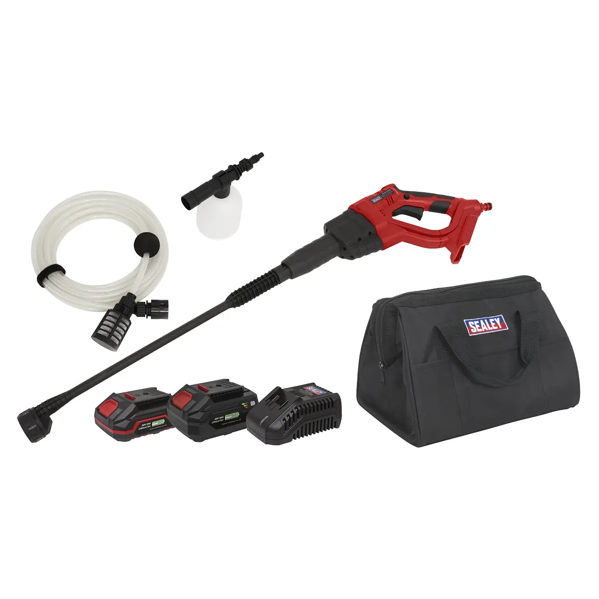 Sealey Sv20 Series 22Bar Cordless Pressure Washer Kit 20V - 2 Batteries Cp20vpwkit 1