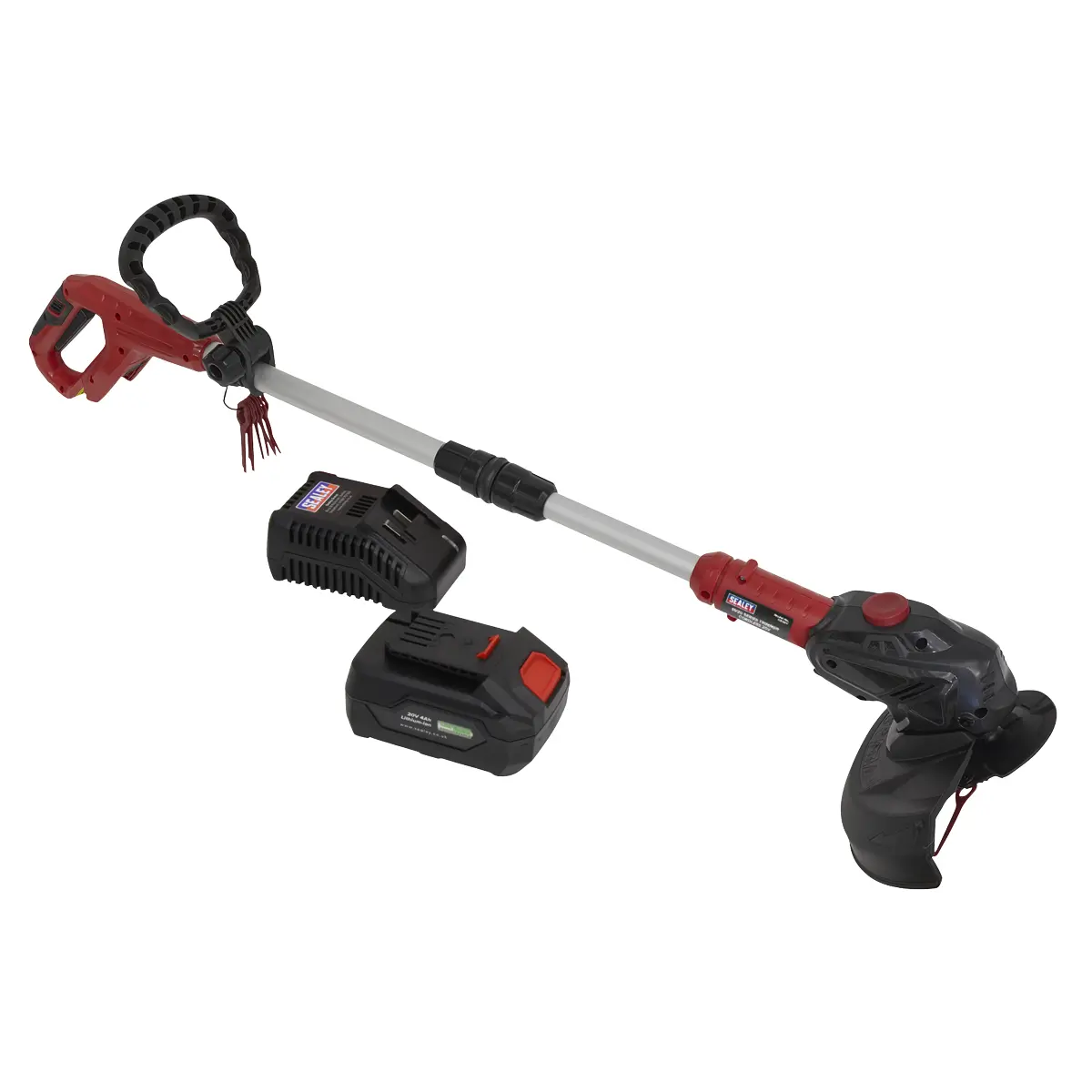 Sealey Sv20 Series Cordless Trimmer 20V With 4Ah Battery & Charger Cs20vcombo4 1