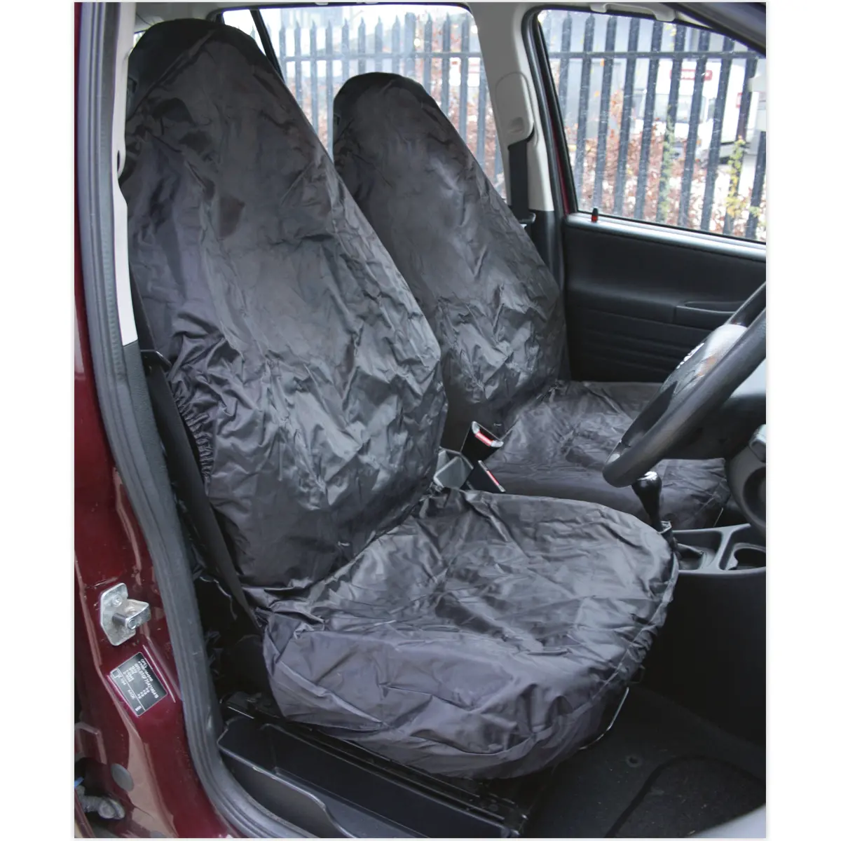 Sealey Heavy-Duty Front Seat Protector Set 2Pc Csc6 1