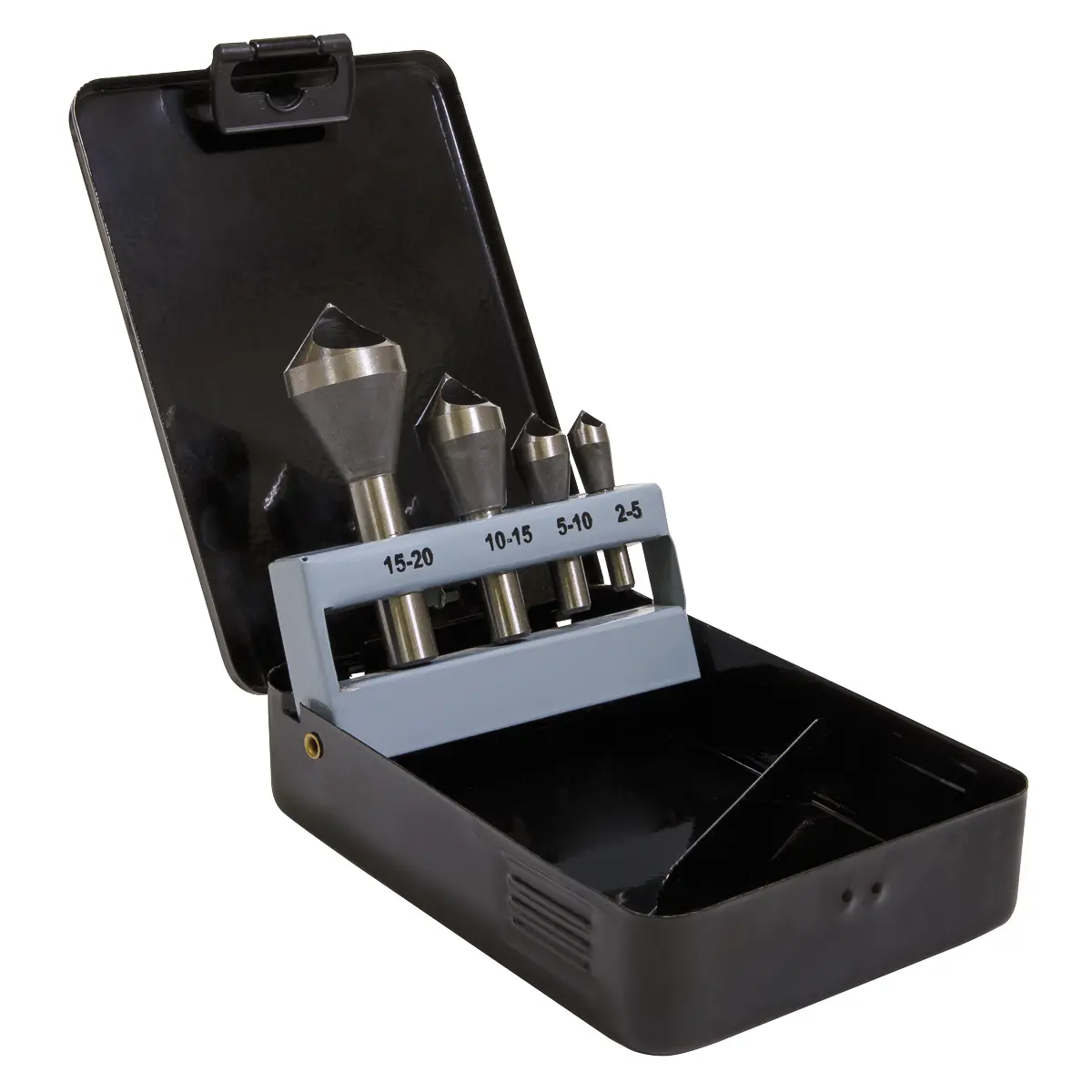 Sealey 90° Slotted Deburring Countersink Drill Bit Set 4Pc Csset4o 1